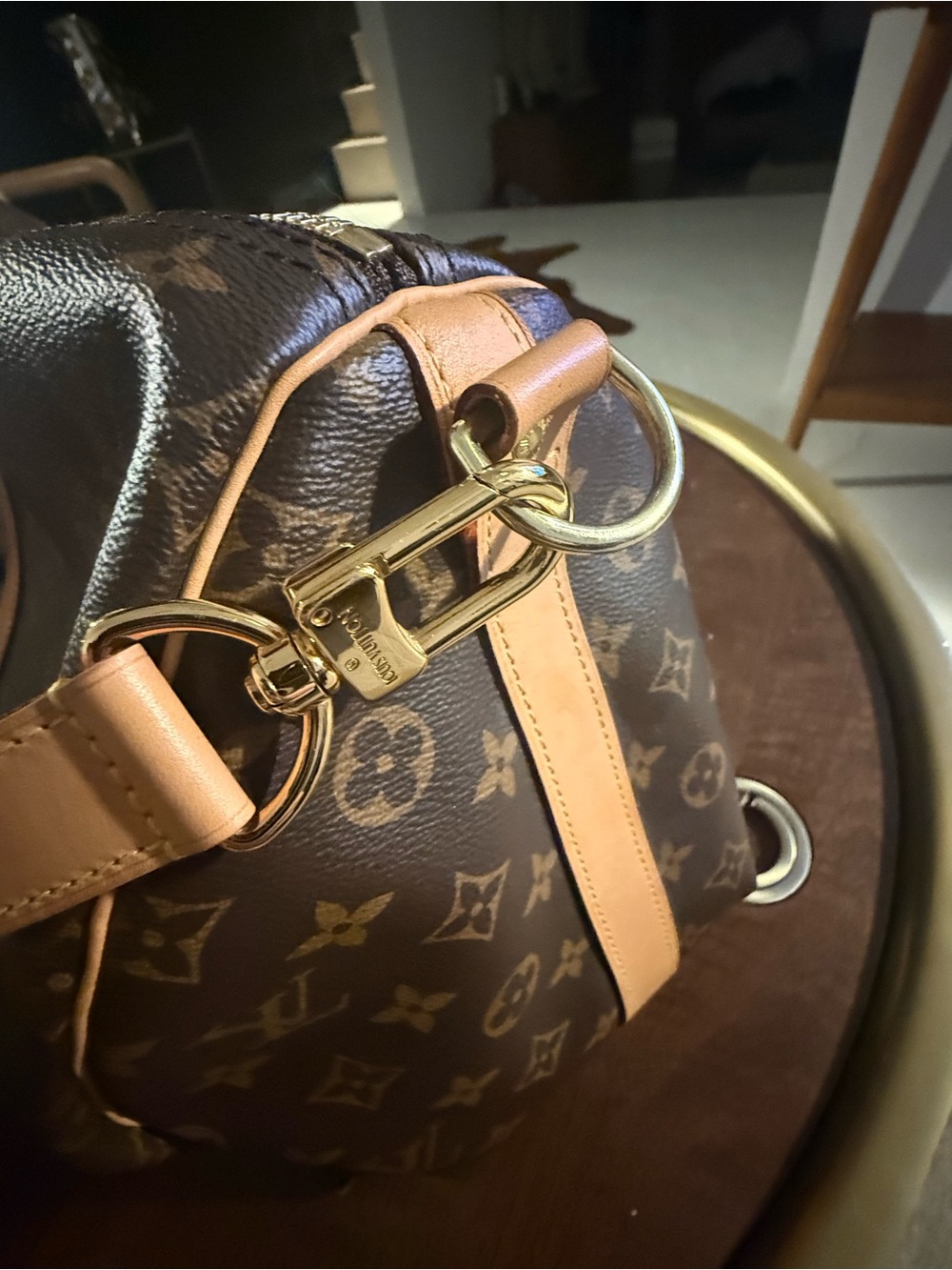 Louis Vuitton Keepall 55 Bandouliere Monogram Canvas Great Condition - Picture 4 of 9